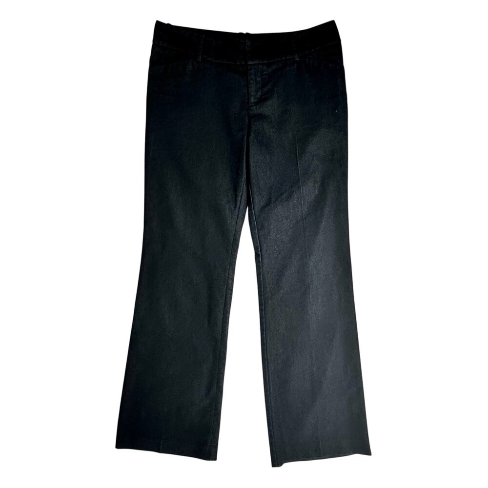 Mossimo Sharkskin Navy Dress Pants Size 6 Fit 3 Metallic Sheen